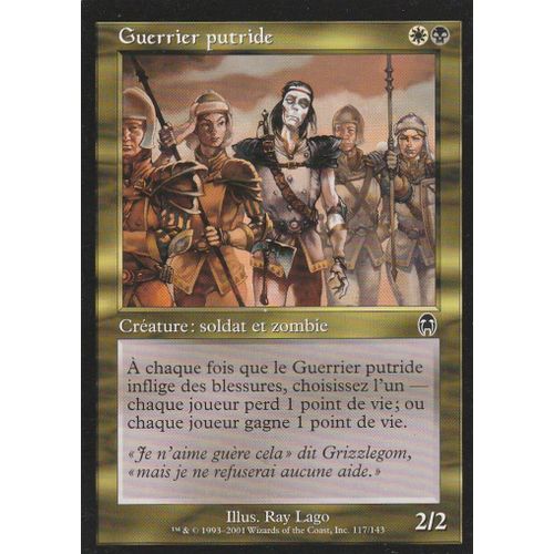 Guerrier Putride - Magic Mtg - Apocalypse
