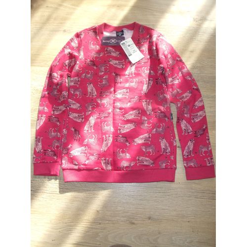 Sweat Hering Rouge Panthere 10 Ans