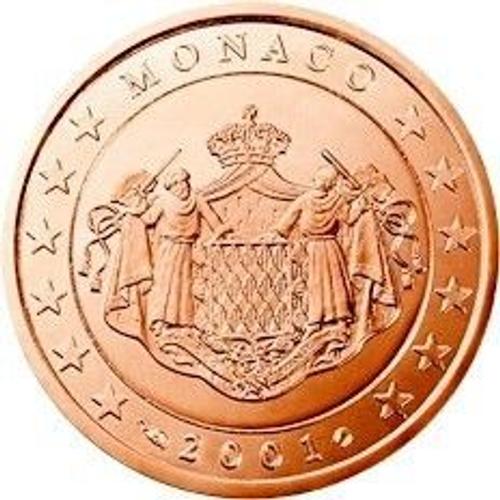 Pieces De 5 Cents Monaco 2001