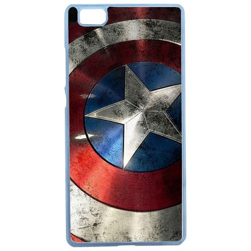 Etui Housse Coque Marvel Captain America Pour Huawei P8lite