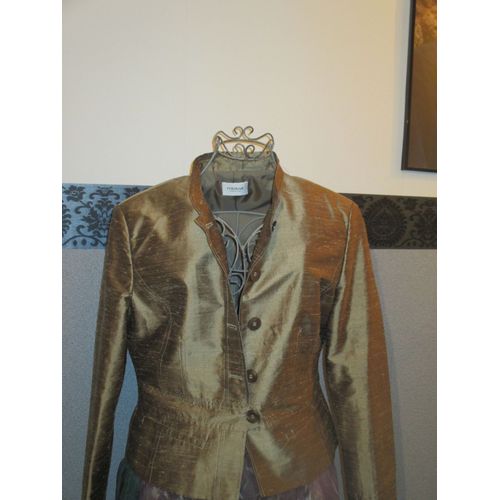 Veste Motivi Blazer Soie L Doré