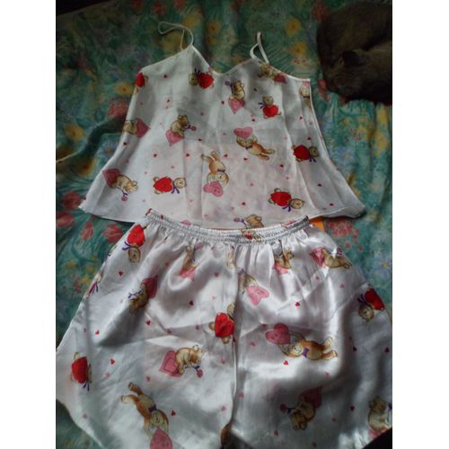 Ensemble Lingerie Motif "Nounours". Taille S
