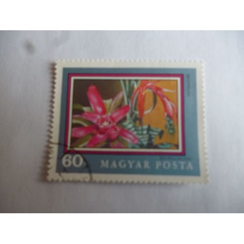 Timbre Magyar Posta :Broméliacea.