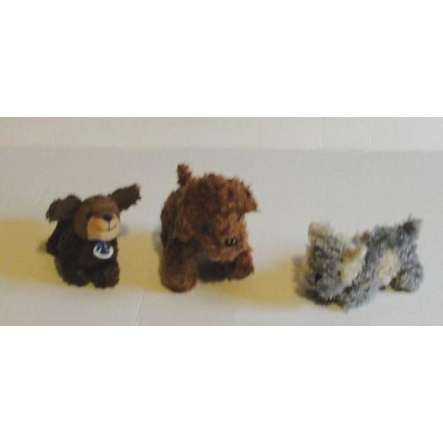 3 Mini Chien                                                                                                                                                            Nintendo Dog Sonore Peluche Tomy