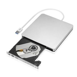 Lecteur/Graveur CD-DVD-RW - USB 2.0 - Gris