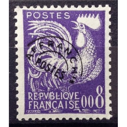 France - Préoblitéré Coq 0,08 Violet (Superbe N° 119) Neuf* - Année 1960 - N15025
