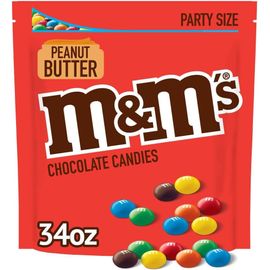 M&M's Party Size Peanut Butter Chocolate Candies - 34oz
