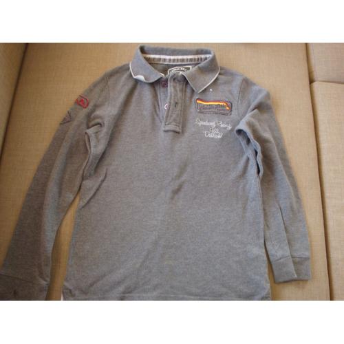 Polo Japan Rags 8 Ans Gris 