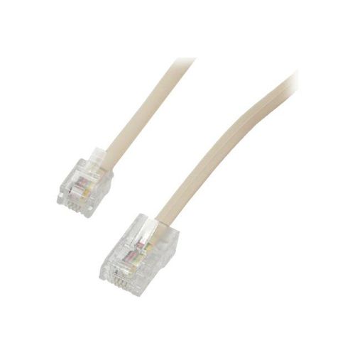 MCL - Câble de téléphone - RJ-11 (M) pour RJ-45 (M) - 20 cm - plat