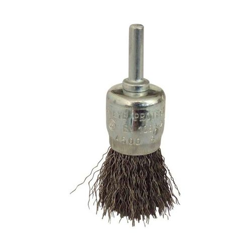 BROSSE PINCEAU D.25 SUR TIGE 6X17 FIL 0.30 ACIER ONDULE