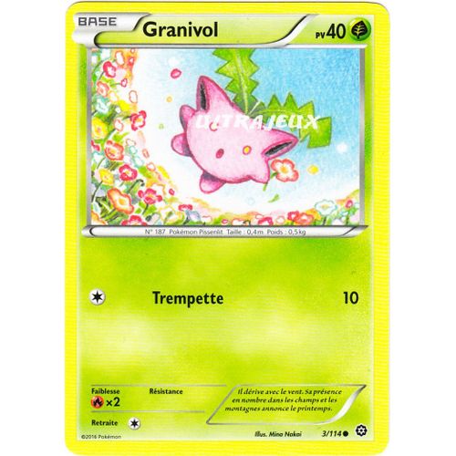 Pokémon - 3/114 - Granivol - Xy - Offensive Vapeur - Commune