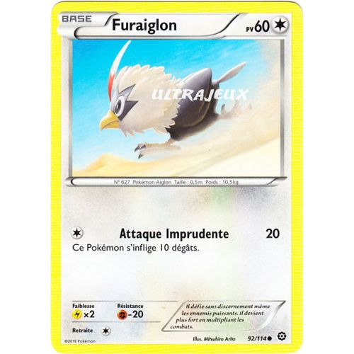 Pokémon - 92/114 - Furaiglon - Xy - Offensive Vapeur - Commune