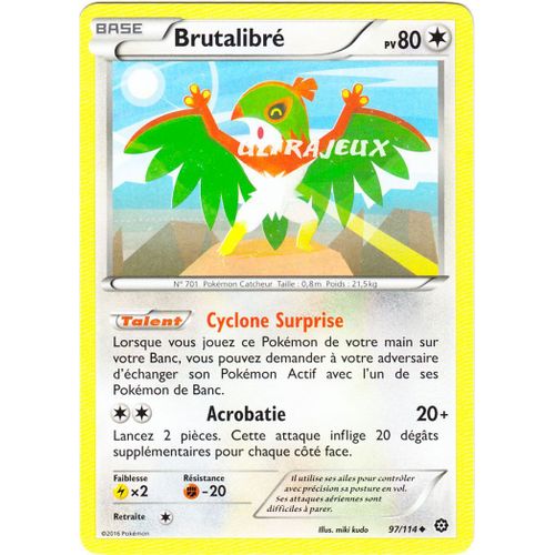 Pokémon - 97/114 - Brutalibré - Xy - Offensive Vapeur - Peu Commune