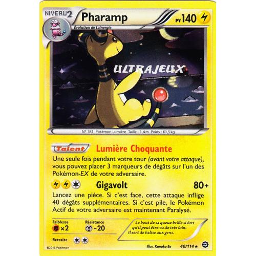 Pokémon - 40/114 - Pharamp - Xy - Offensive Vapeur - Holo Rare