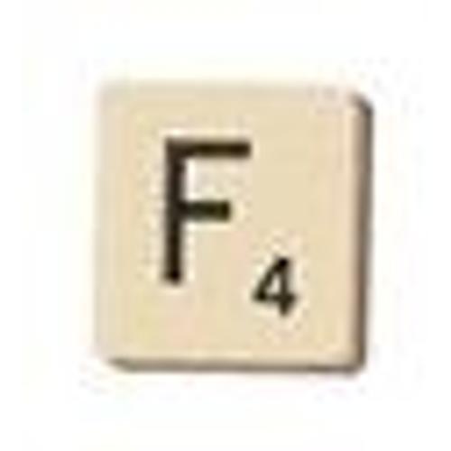 Lettre De Scrabble "F"
