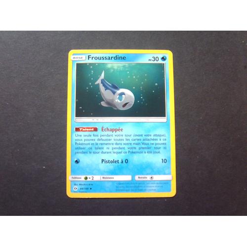 Pokémon - 44/149 - Sl1 - Soleil Et Lune - Froussardine - Peu Commune