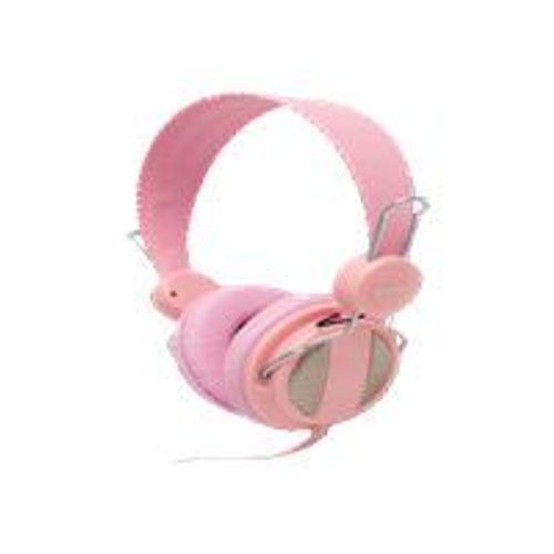 Syba Connectland CL-AUD63024 - Écouteurs avec micro - circum-aural - filaire - jack 3,5mm - pink lady