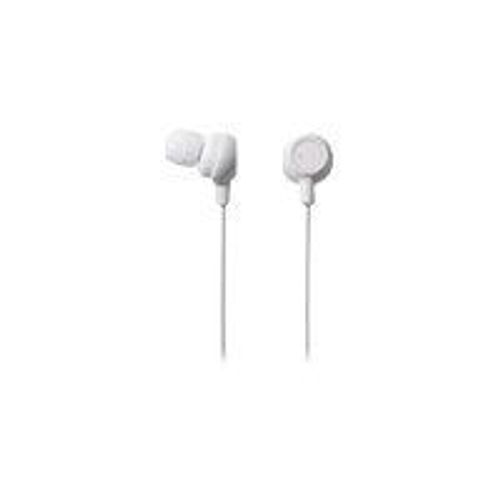 Elecom FRUITS - Écouteurs - intra-auriculaire - filaire - jack 3,5mm - blanc