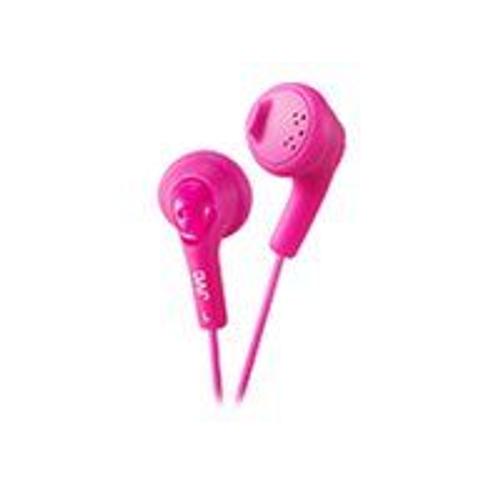 JVC HA-F160-P Gumy - Écouteurs - embout auriculaire - filaire - jack 3,5mm - rose pêche