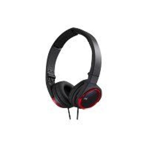 JVC HA-S400-R - Écouteurs - circum-aural - filaire - jack 3,5mm - rouge