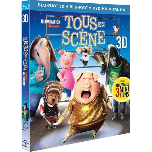 Tous En Scène - Combo Blu-Ray 3d + Blu-Ray + Dvd + Copie Digitale