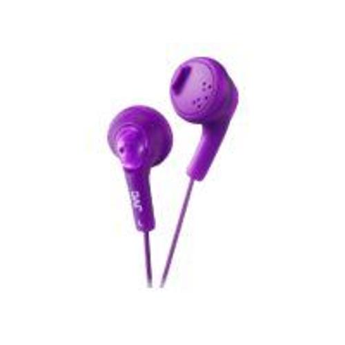 JVC HA-F160-V Gumy - Écouteurs - embout auriculaire - filaire - jack 3,5mm - violet raisin