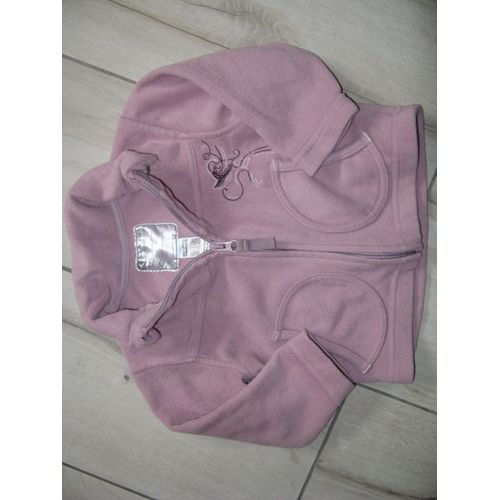 Gilet Décathlon Polaire Polyester 18 Mois Violet 