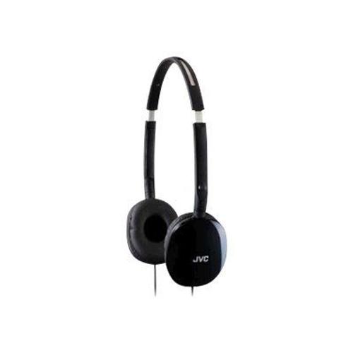 JVC HA-S160-B FLATS - Écouteurs - circum-aural - filaire - jack 3,5mm - noir