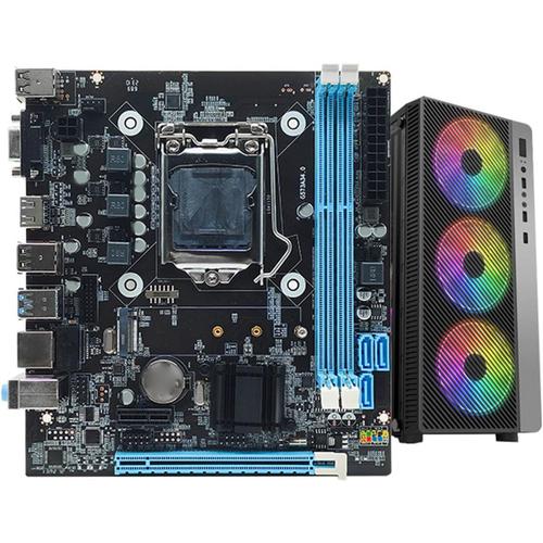 Carte Mère LGA 1150, Double Canal DDR3 M.2 NVMe NGFF SATA, Carte Mère Mini Itx, Emplacement PCIe 6 GB/s LGA 1150 Micro ATX PC Carte Mère pour Core