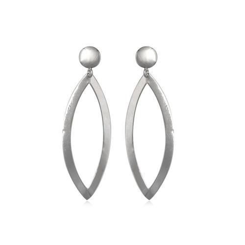 Boucles D'oreilles Pendantes En Argent 925 - Crystal Pearl Cry 8391 T Unique