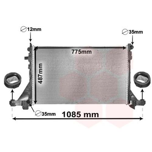 Radiateur. Pour: Nissan Nv400 10+. Référence Constructeur: 214107695r