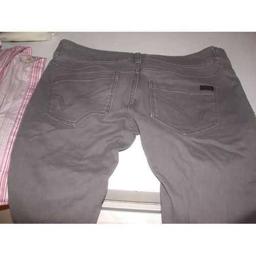 Jean Only 40 Gris Clair Slim