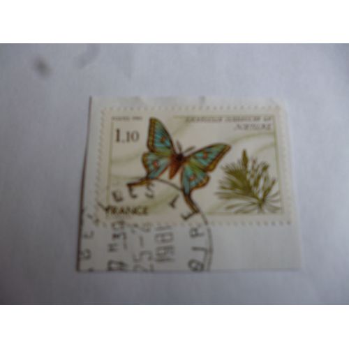 Timbre France 1980 :Papillon.