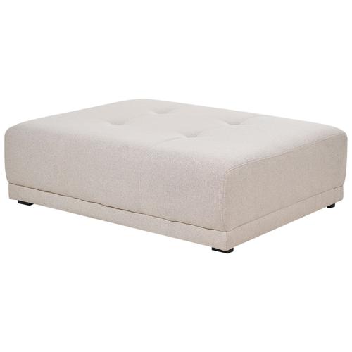 Ottoman En Tissu Beige Torpo