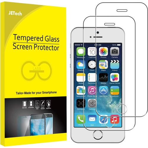 Protection D'écran Pour Iphone Se 2016 (1ère Génération), Iphone 5s, Iphone 5c Et Iphone 5, Film En Verre Trempé, Lot De 2