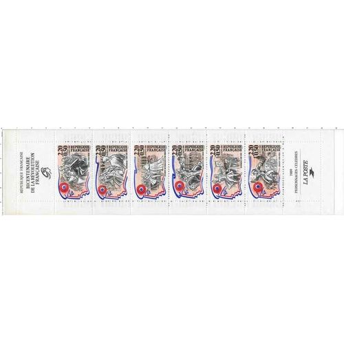 Carnet 6 Timbres Bicentenaire Révolution Francaise