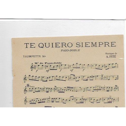 Te Quiero Siempre - Espana D'amor