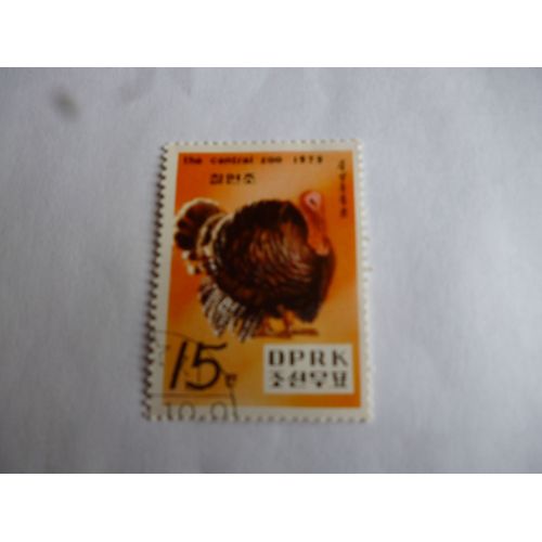 Timbre Dprk Corée 1979 :Dindon.