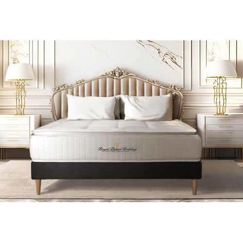 Ensemble Matelas Ressorts Ensaches + Memoire De Forme Maxi Epaisseur George V 140x200