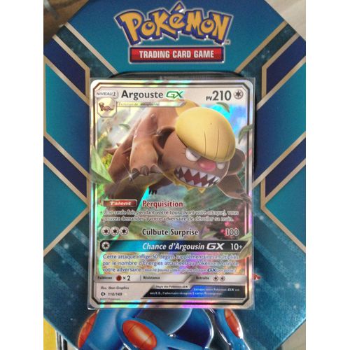 Pokémon - 110/149 - Sl1 - Soleil Et Lune - Argouste Gx - Gx