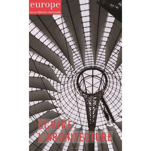 Europe N° 1055, Mars 2017 - Ecrire L'architecture