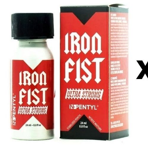 Poppers Pentyle Iron Fist Ultra Strong 24 Ml X6