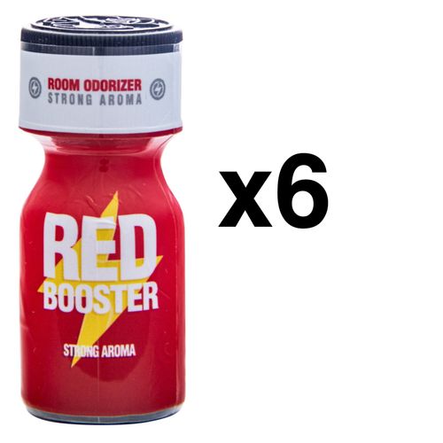 Poppers Amyle Red Booster 10 Ml X6