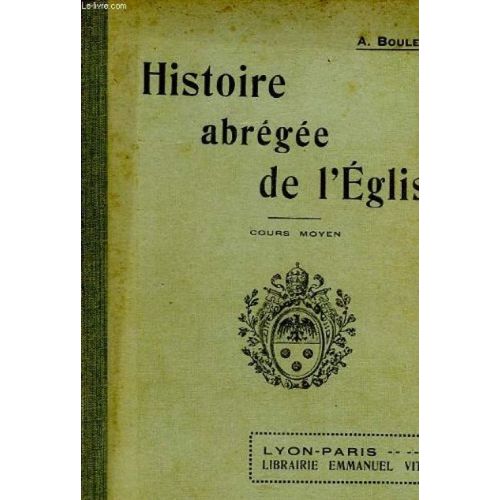 Histoire Abregee De L'eglise, Cours Moyen