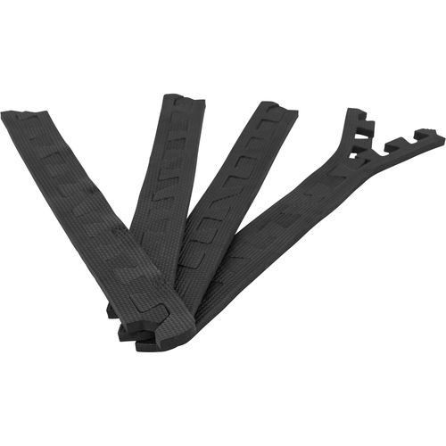 Gorilla Sports - 8 Embouts De Finition Pour Carrés De Protection En Mousse - Épaisseur 1,2cm - Coloris Noir, Bleu, Gris Ou Rouge, Bois Foncé, Bois Clair - Couleur : Bleu