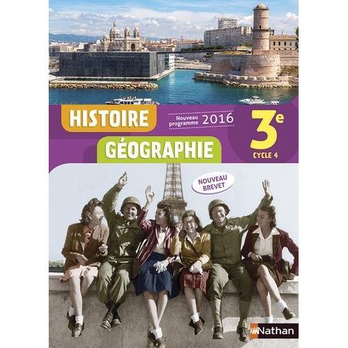 Histoire Géographie 3e Cycle 4 - Livre De L'élève