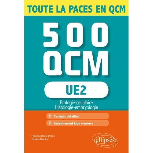 Ue 2 Biologie Cellulaire - 500 Qcm