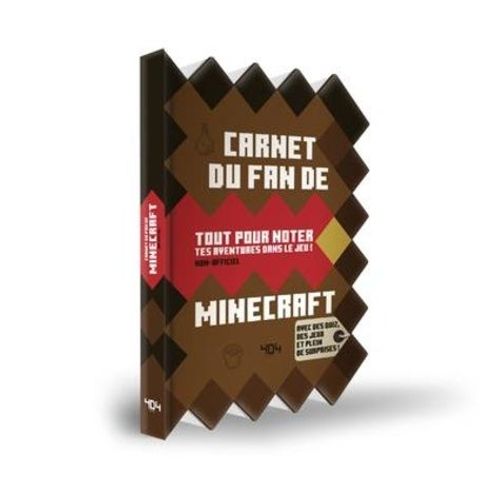 Carnet Du Fan De Minecraft - Tout Pour Noter Tes Aventures Dans Le Jeu !