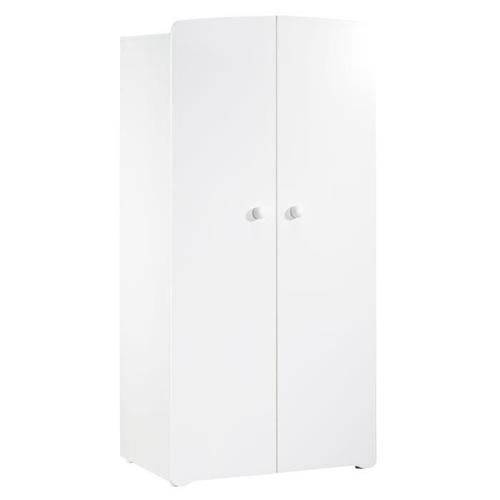 Baby Price New Basic Armoire Chambre Bébé 2 Portes