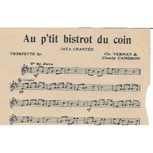 Au P'tit Bistrot Du Coin - Charrie Pas !